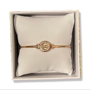 Michael Kors Bangle - gold/crystals. NWT